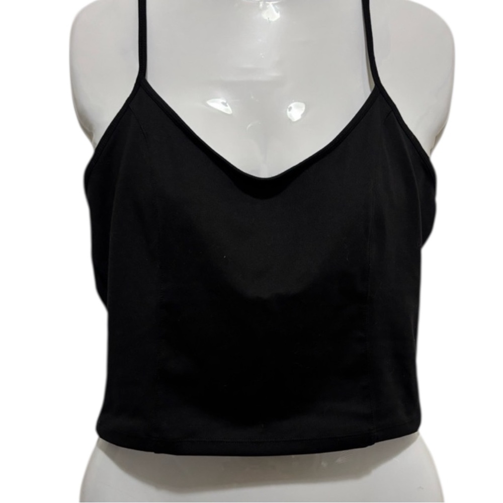 Victoria's Secret  Tank Top Strappy Cami Black  Large